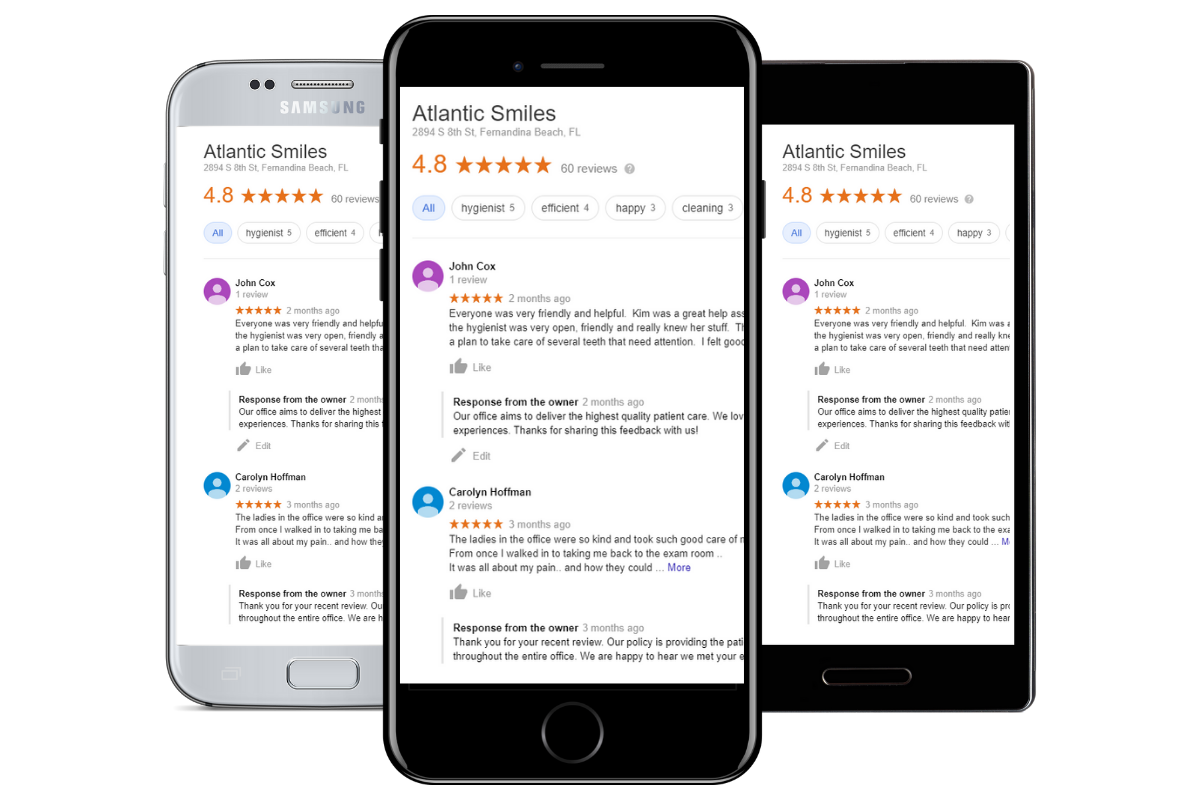 Leave us a review mobile